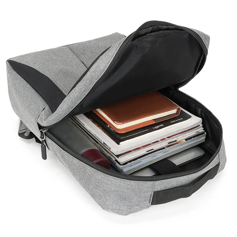 3-in-1 Laptop Backpack Anti-Theft Bag with USB Charging Port Women Men Travel Backpack with Crossbody And Coin Purse Durable College Bag Three Piece