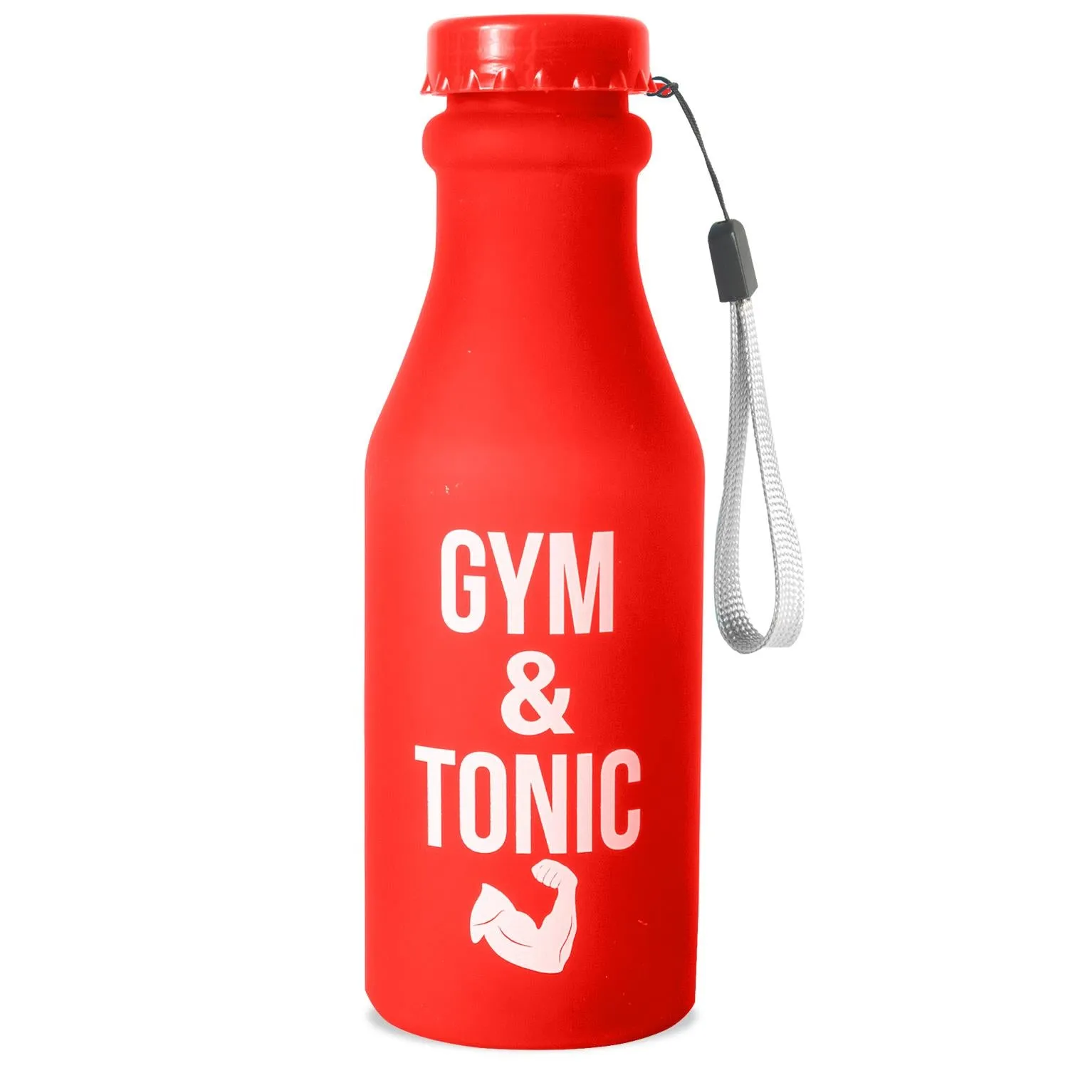 Aquarius Sports Unbreakable Outdoor Fill And Go Water Bottle - 550ml Red