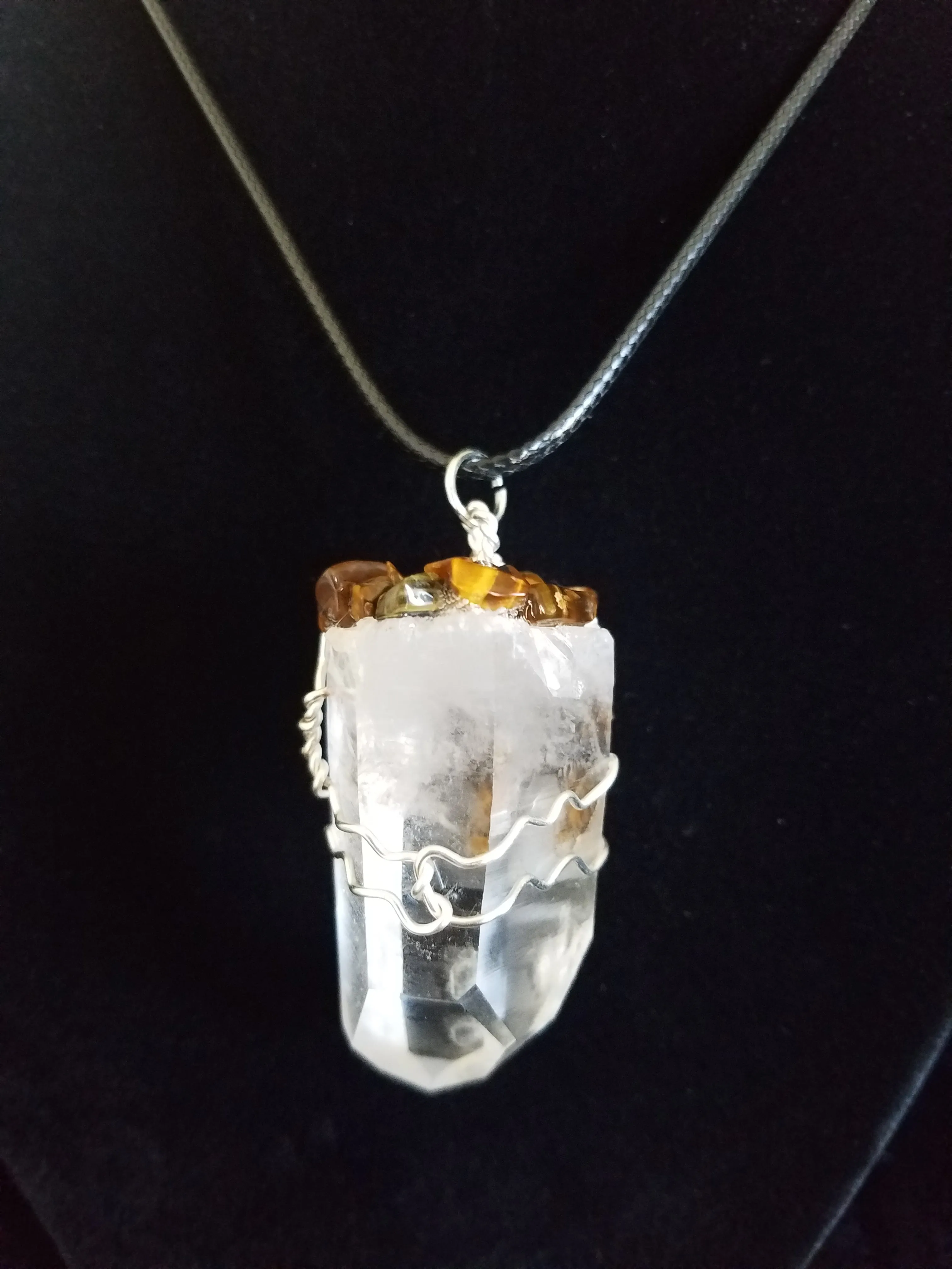 Arkansas Quartz Design Pendant