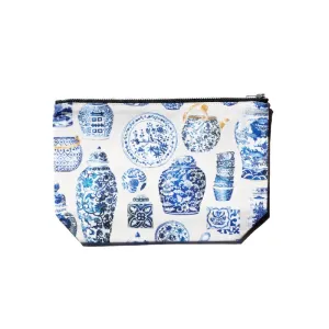 Blue Porcelain Pouch