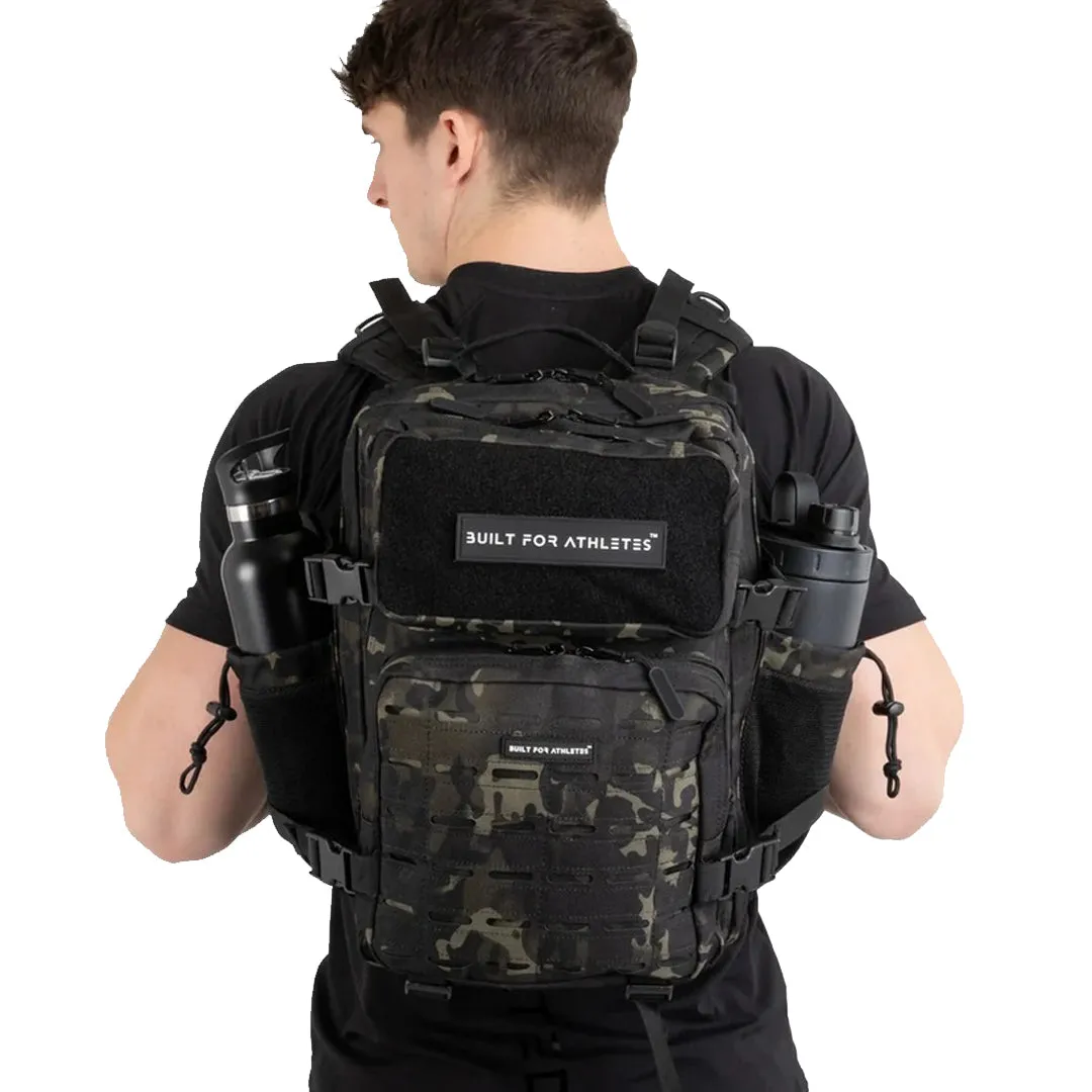 Built for Athletes - Hero 2.0 Backpack - 25L - Black Camo