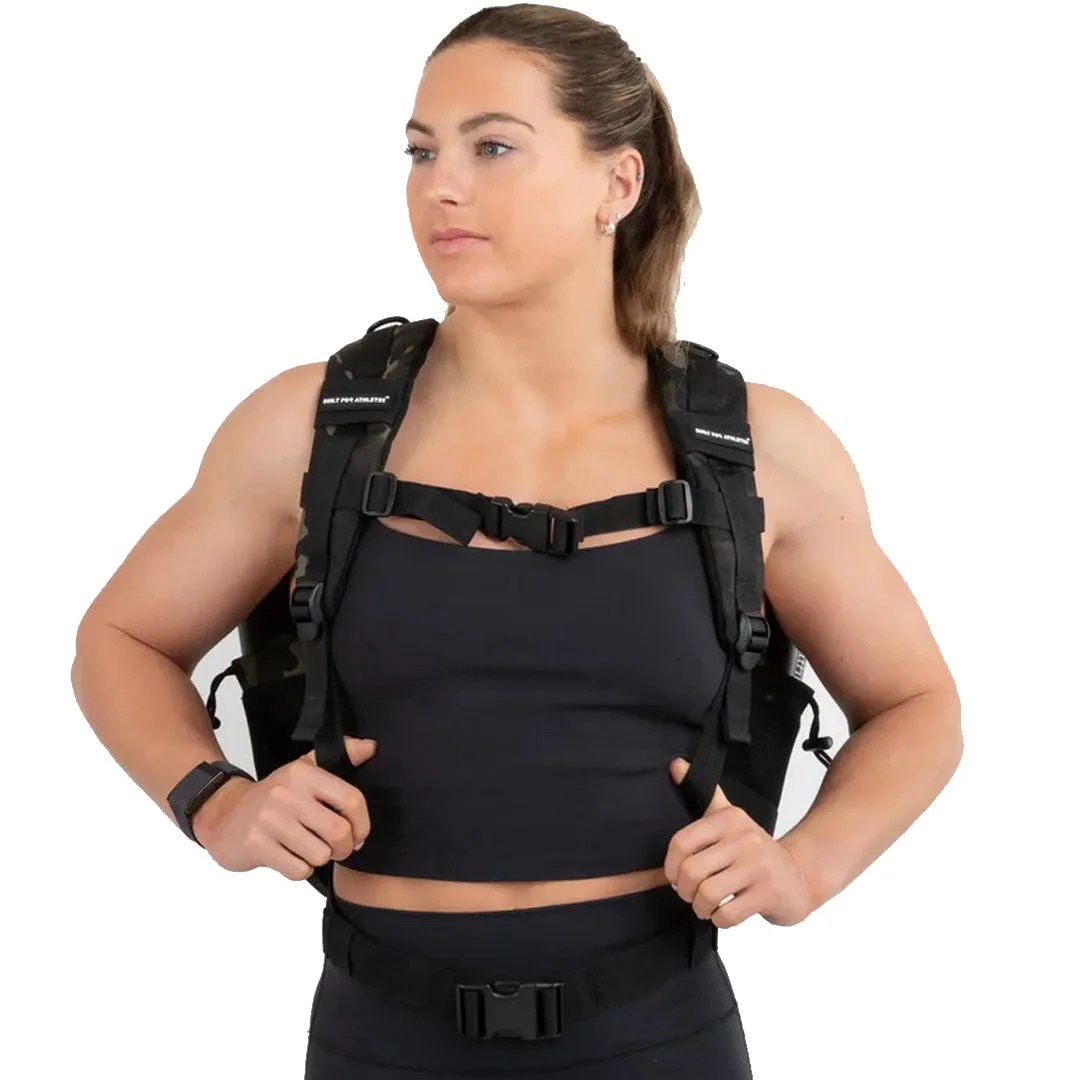 Built for Athletes - Hero 2.0 Backpack - 25L - Black Camo