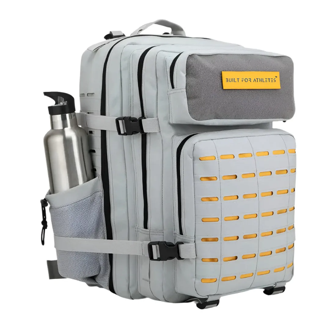 Built for Athletes - Hero 2.0 Backpack - 25L - Grey & Yellow