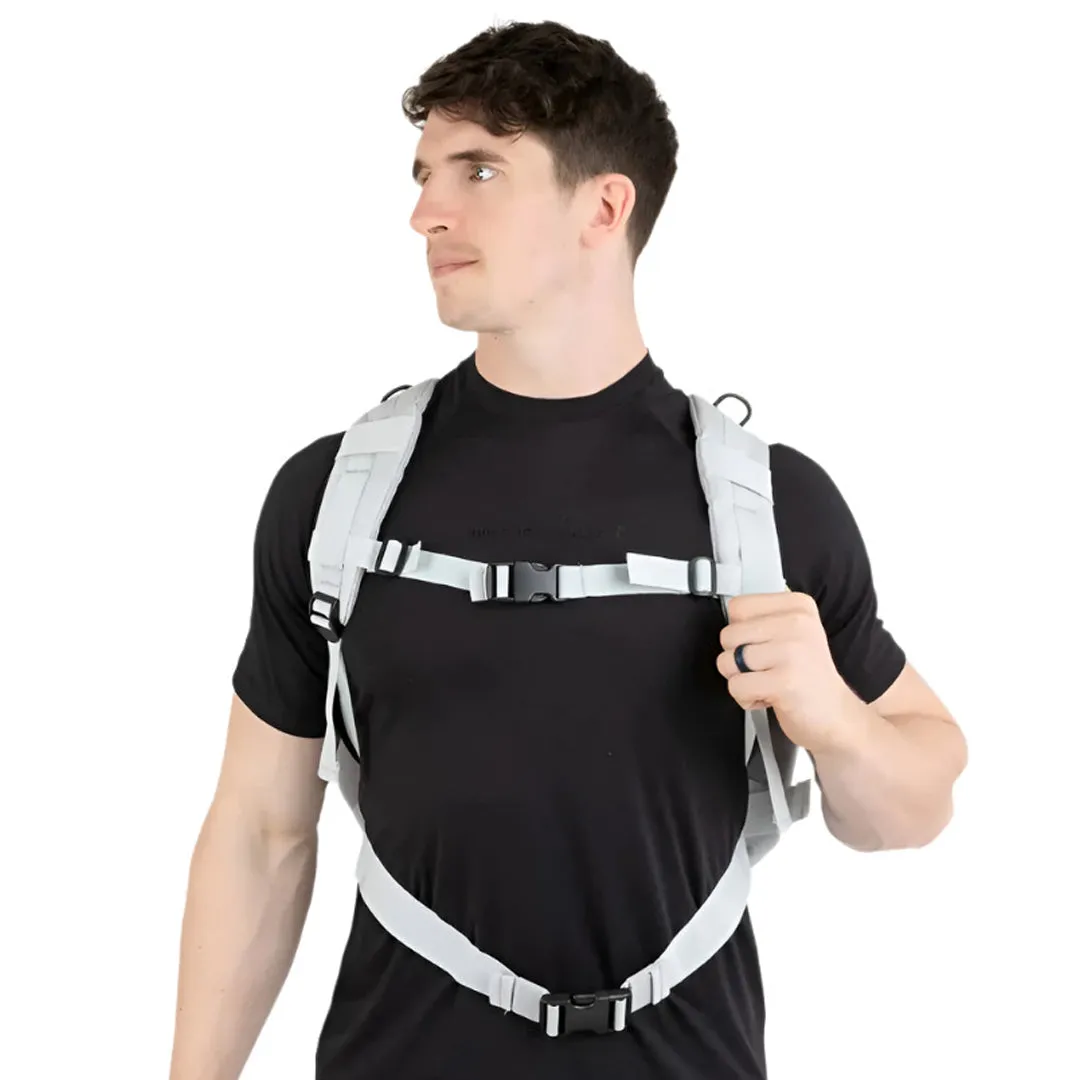 Built for Athletes - Hero 2.0 Backpack - 25L - Grey & Yellow