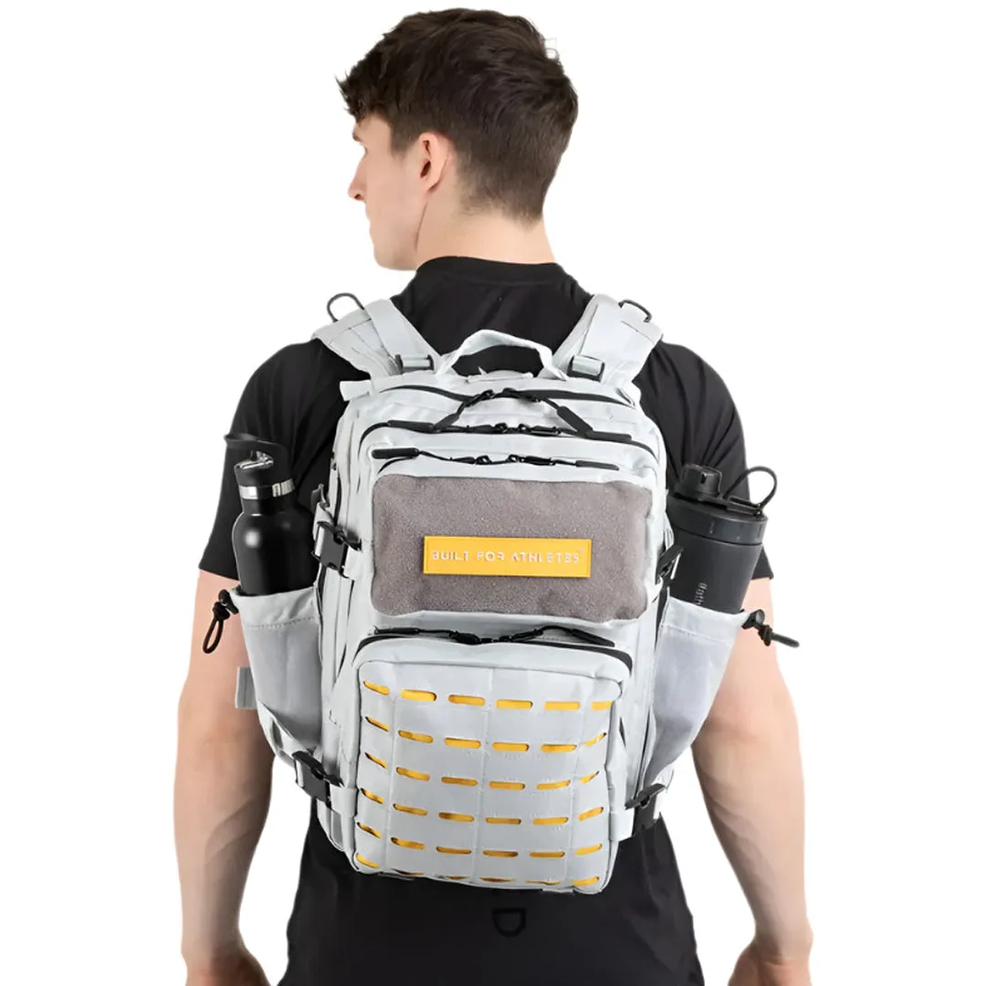 Built for Athletes - Hero 2.0 Backpack - 25L - Grey & Yellow