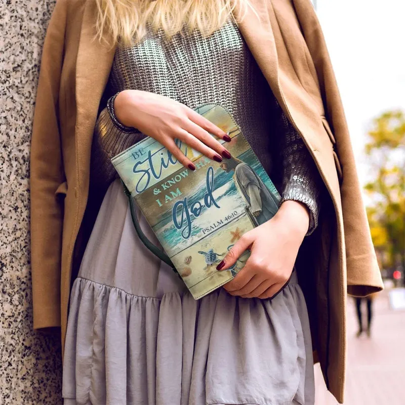 Christianartbag Bible Cover - Be Still And Know That I Am Gid Psalm 46:10 Personalized Bible Cover - Personalized Bible Cover - Christmas Gift - CABBBCV03190923.