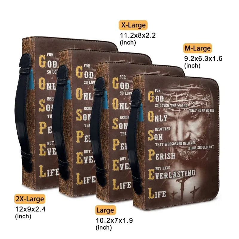 Christianartbag Bible Cover, Gospel Bible Cover, Personalized Bible Cover, Christ Cross Bible Cover, Christian Gifts, CAB05281023.