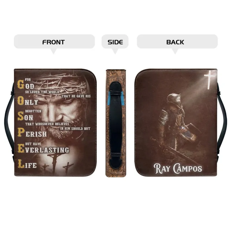 Christianartbag Bible Cover, Gospel Bible Cover, Personalized Bible Cover, Christ Cross Bible Cover, Christian Gifts, CAB05281023.