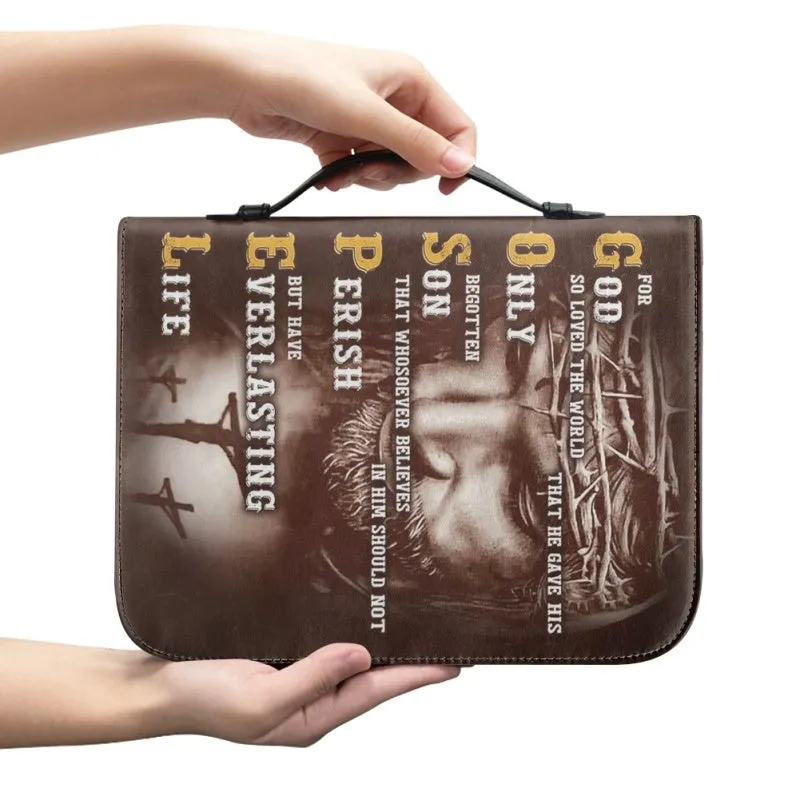 Christianartbag Bible Cover, Gospel Bible Cover, Personalized Bible Cover, Christ Cross Bible Cover, Christian Gifts, CAB05281023.