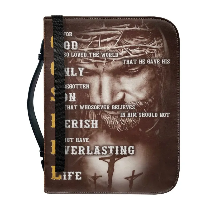 Christianartbag Bible Cover, Gospel Bible Cover, Personalized Bible Cover, Christ Cross Bible Cover, Christian Gifts, CAB05281023.