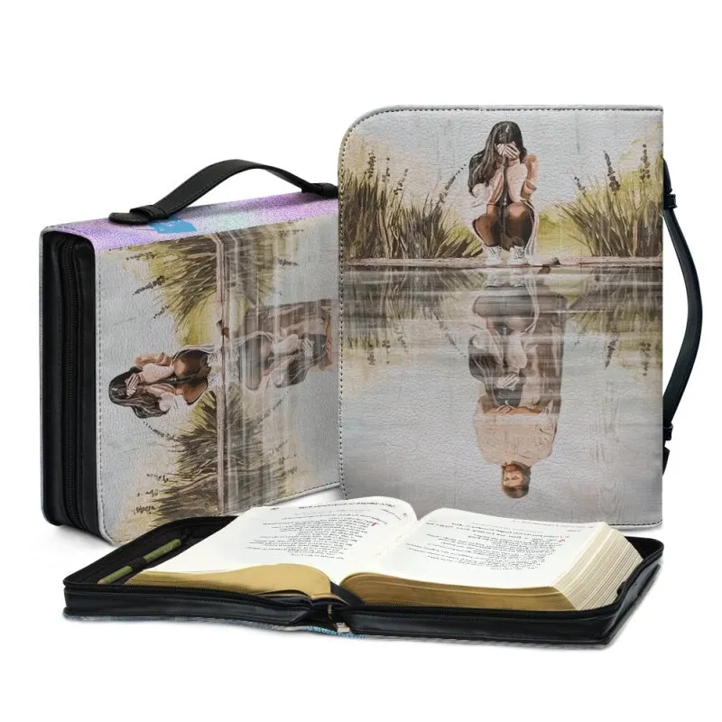 Christianartbag Bible Cover - The Lord Is My Rock Bible Cover - Personalized Bible Cover - Christ Lighthouse Bible Cover - Christian Gifts - CAB02021123.