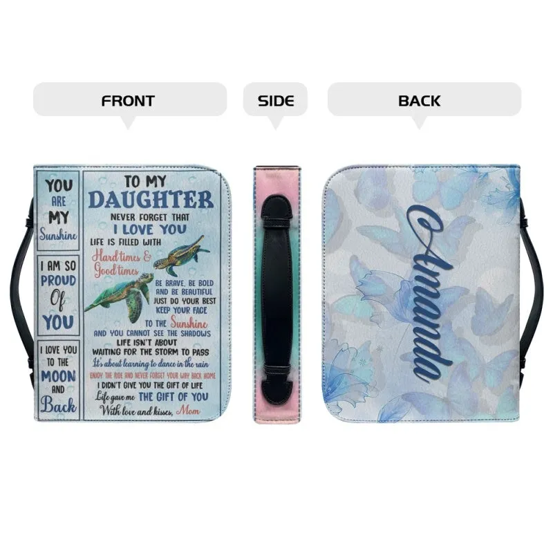 Christianartbag Bible Cover, To My Daughter From Mom Bible Cover, Personalized Bible Cover, Art Design Bible Cover, Christian Gifts, CAB11071223.