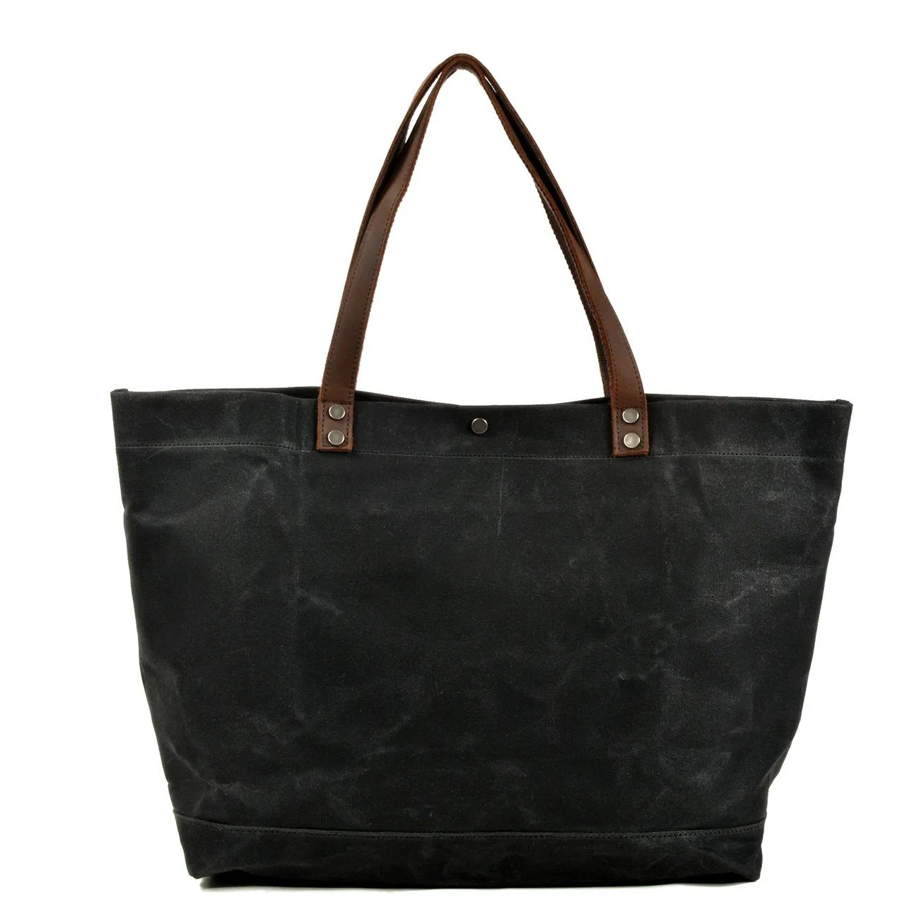 Compact Waxed Canvas Tote Bags for Daily Essentials