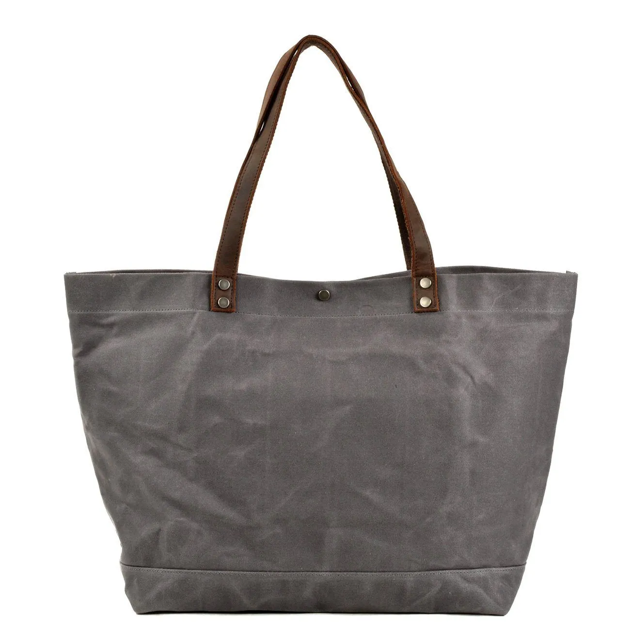 Compact Waxed Canvas Tote Bags for Daily Essentials