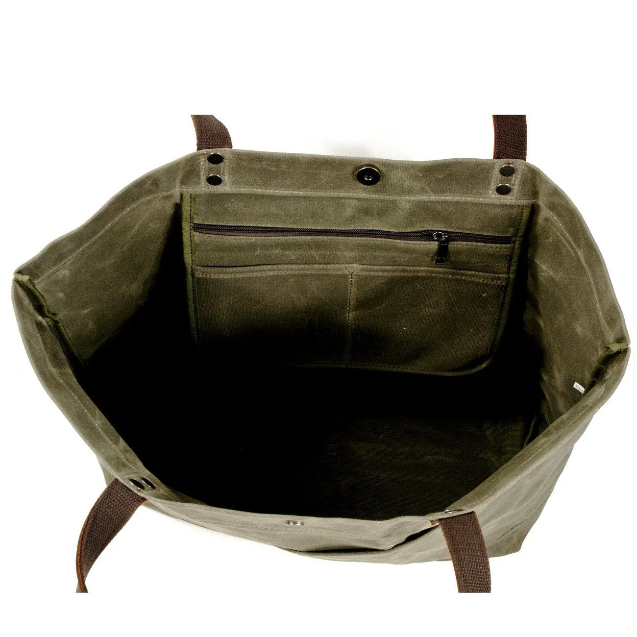 Compact Waxed Canvas Tote Bags for Daily Essentials