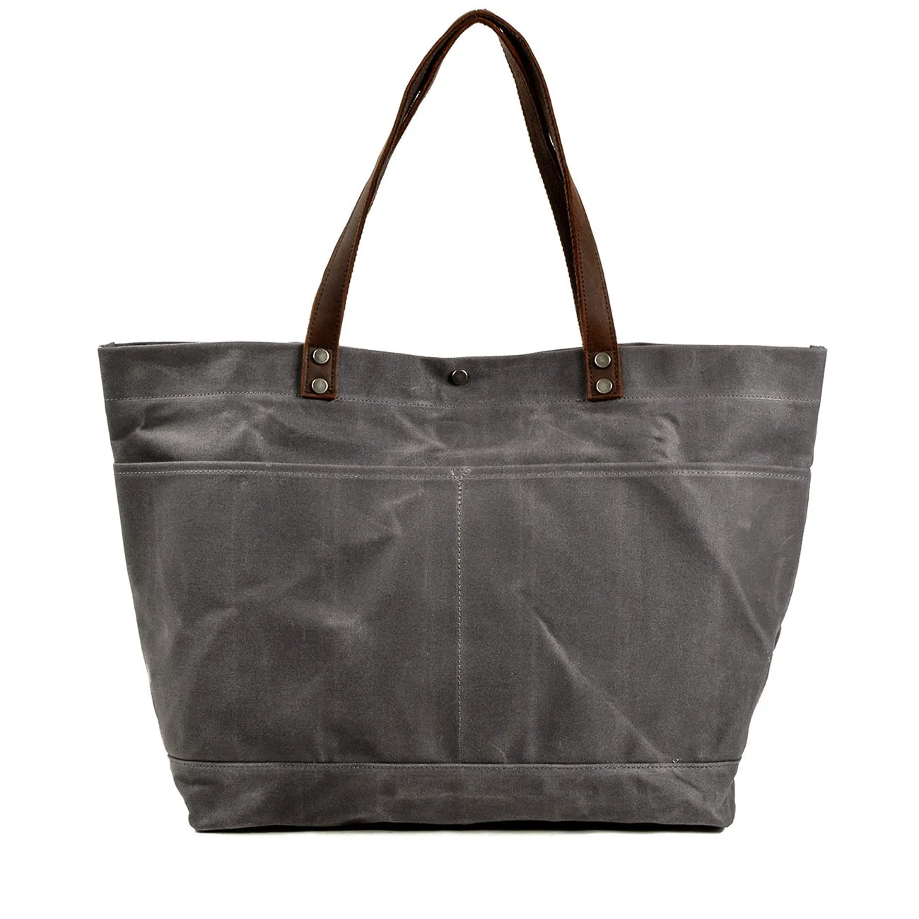 Compact Waxed Canvas Tote Bags for Daily Essentials