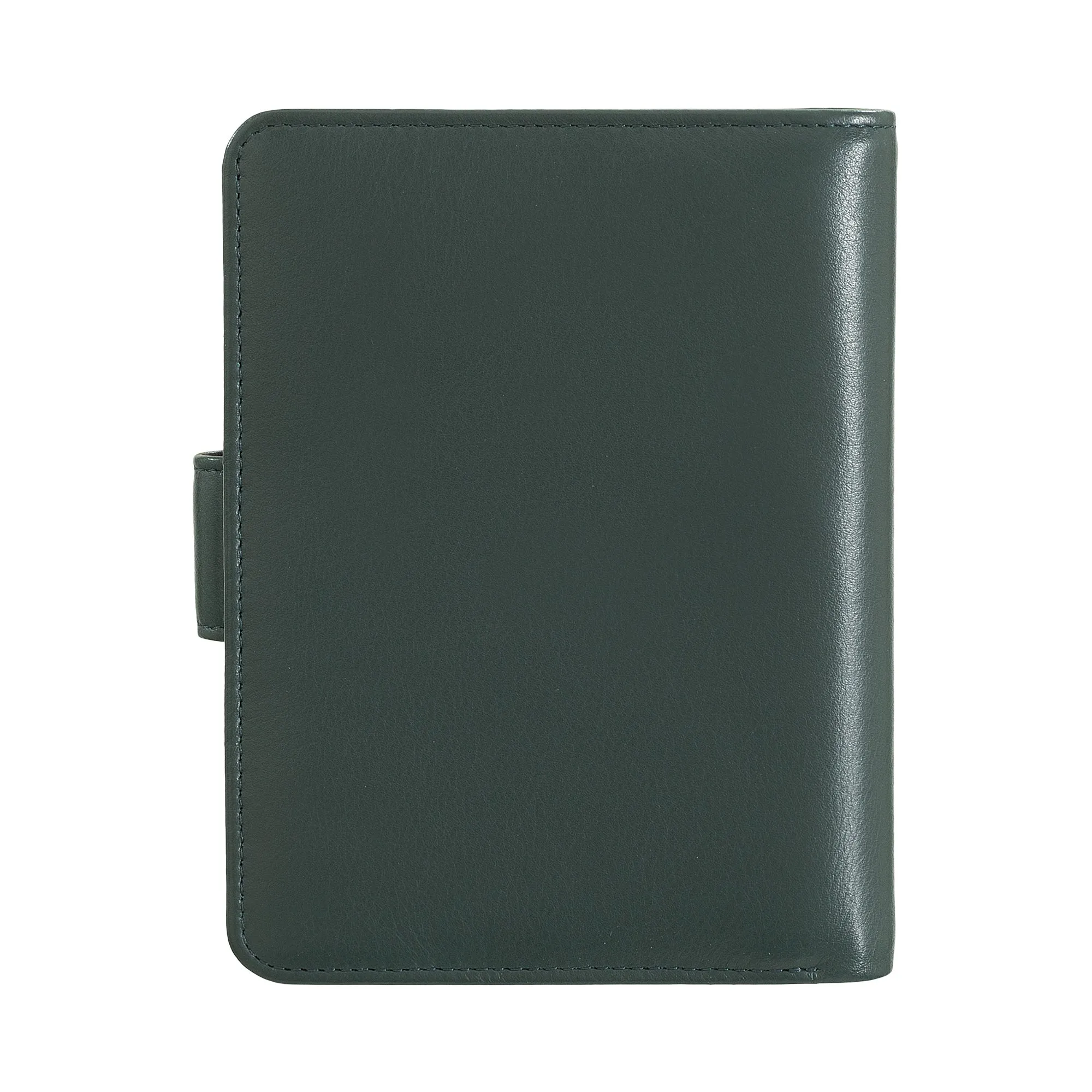 Dudu Women's Women in Soft Leather Colored RFID BLOCK WITH ZIP Credit Card holder Doors