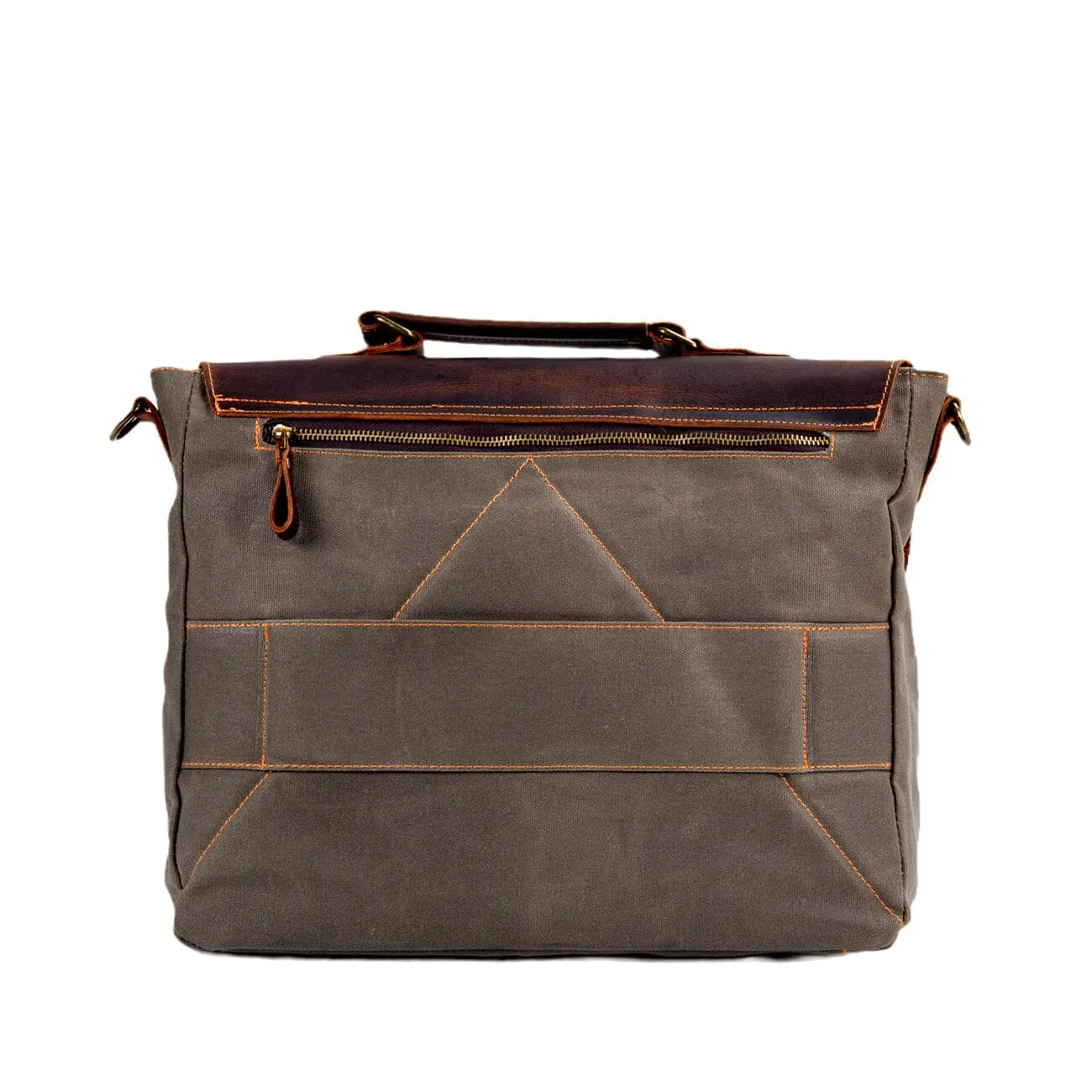 Durable Vintage Canvas Messenger Bags with Leather Accents