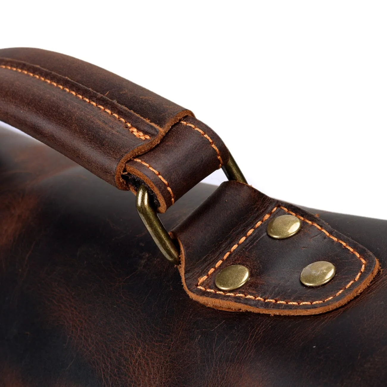 Durable Vintage Canvas Messenger Bags with Leather Accents