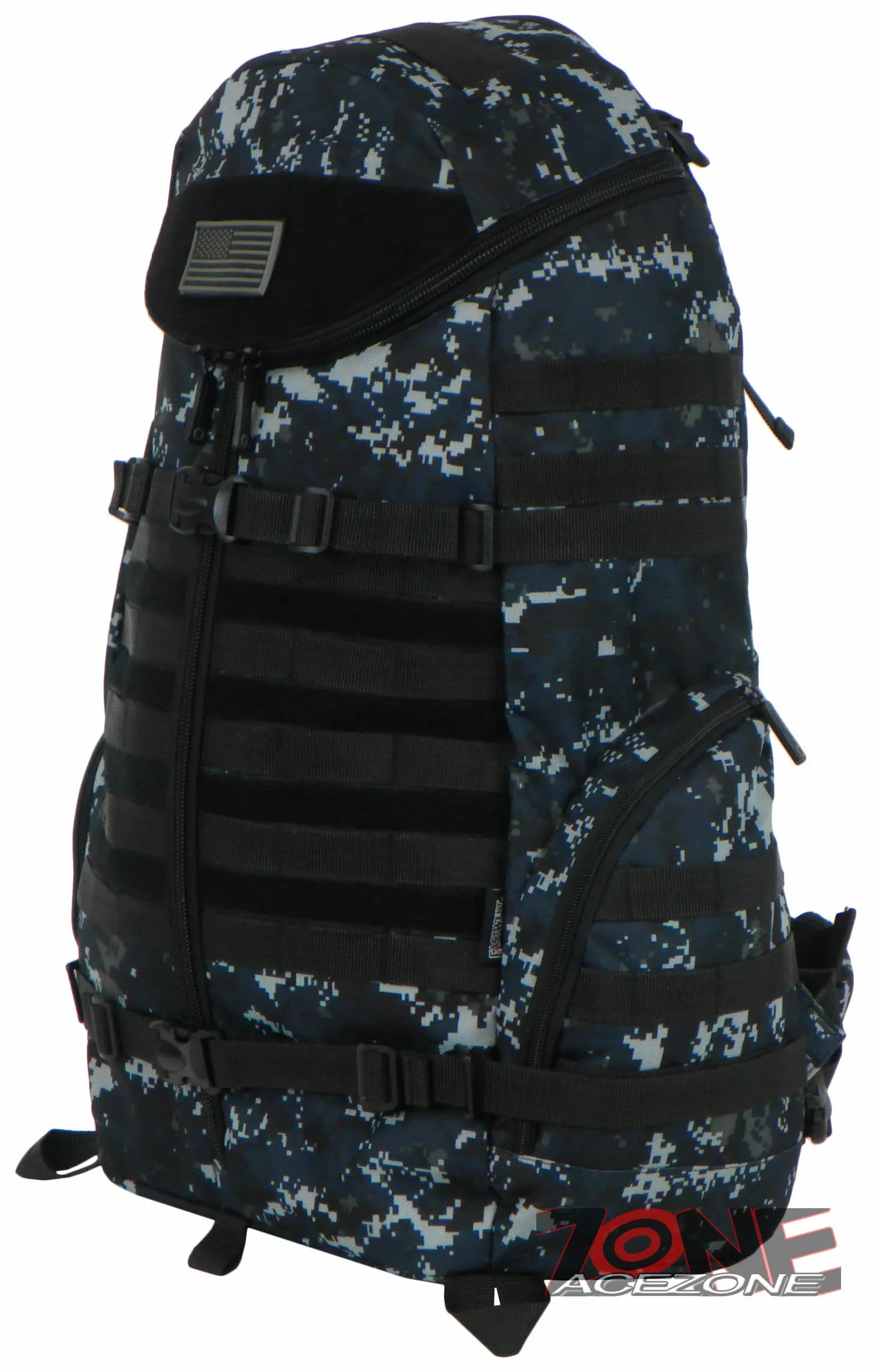 East West USA Tactical Molle Military Assault Hunting Backpack RTC516 NAVY ACU