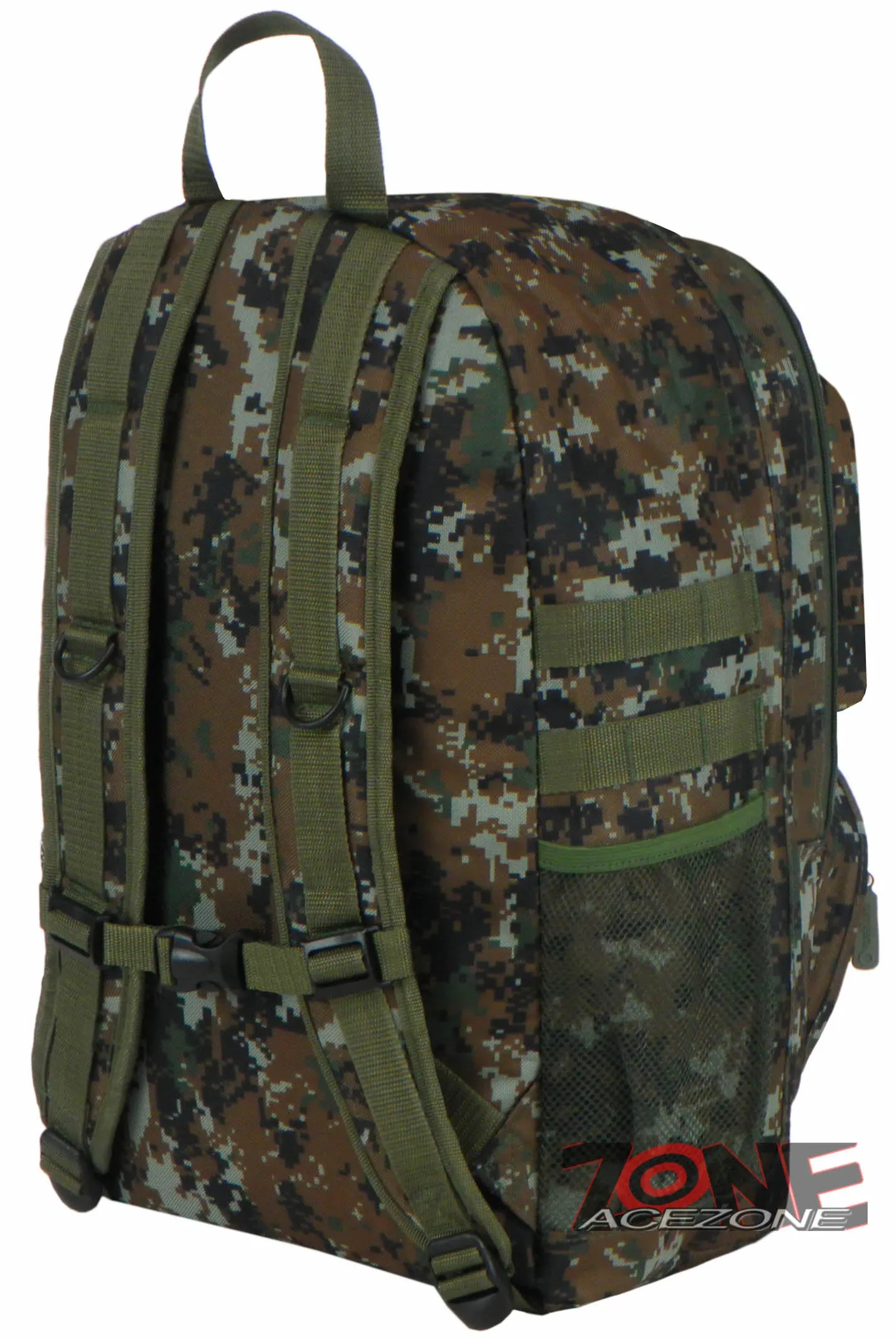 East West USA Tactical Molle Military Backpack Hiking Bag RTC509 GREEN ACU