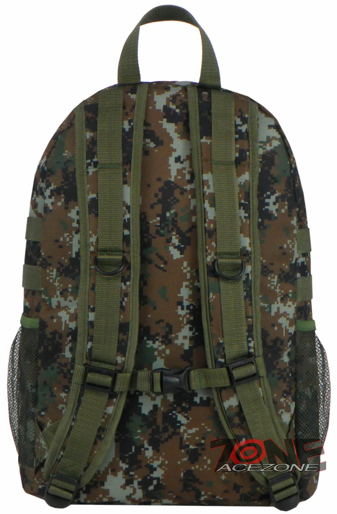 East West USA Tactical Molle Military Backpack Hiking Bag RTC509 GREEN ACU