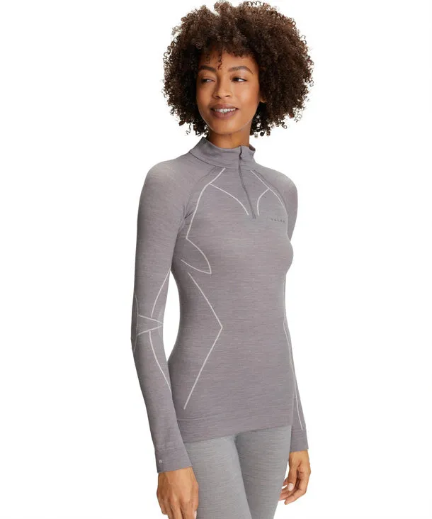 FALKE  Women long sleeve Shirt Zip Wool-Tech