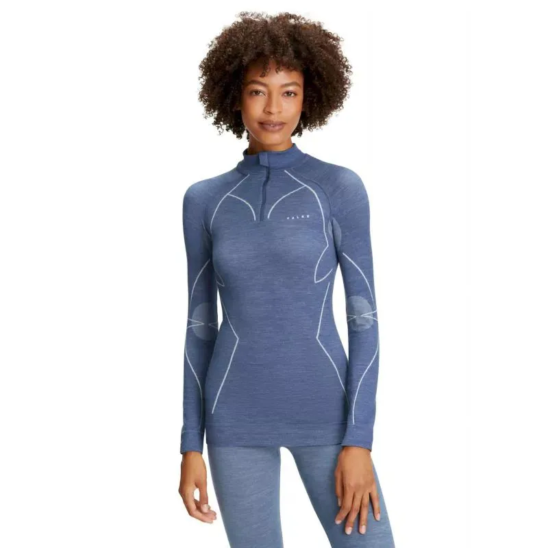FALKE  Women long sleeve Shirt Zip Wool-Tech