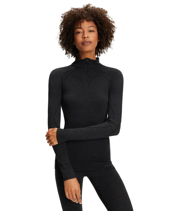 FALKE  Women long sleeve Shirt Zip Wool-Tech