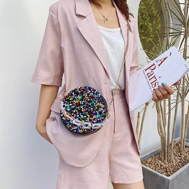 Handmade Bags Sequin Bag Small Bag Net Celebrity Sequined