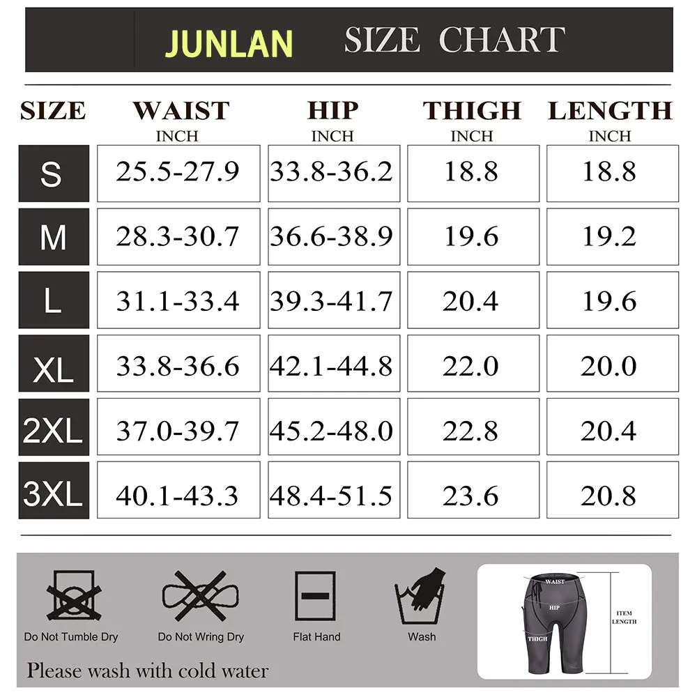 Junlan Neoprene Wetsuit Sweat Fitness Short