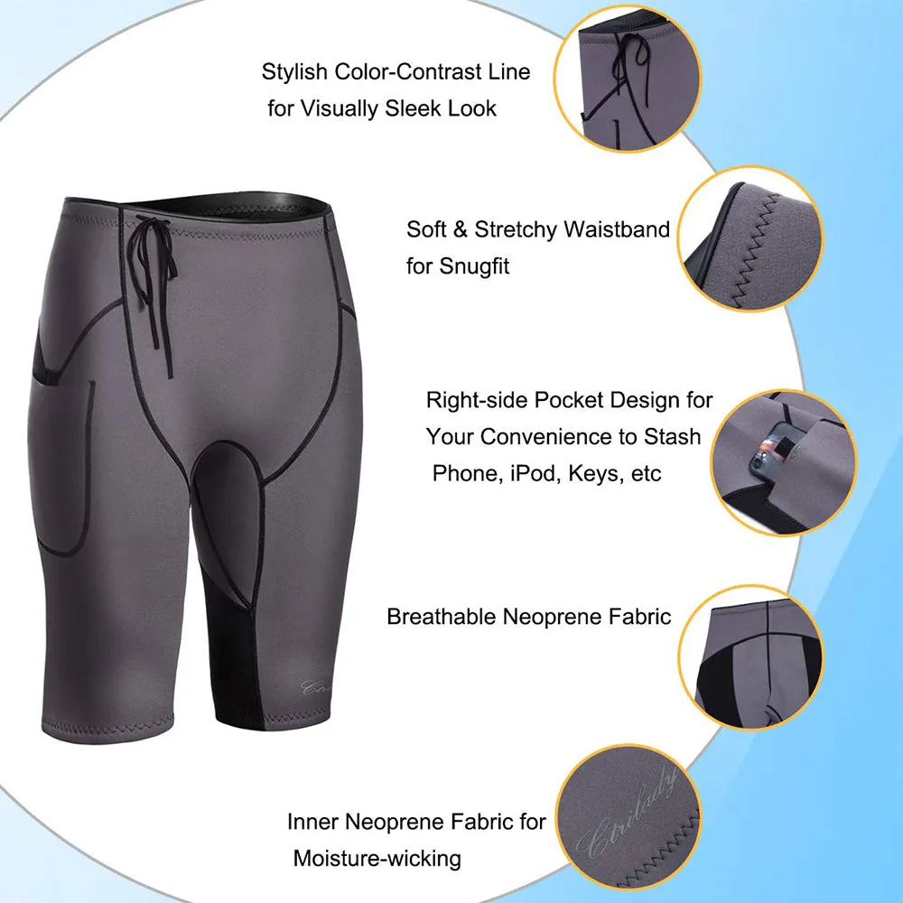 Junlan Neoprene Wetsuit Sweat Fitness Short