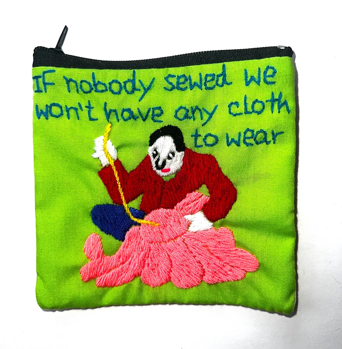 "Chalee" Small Hand Embroidered Pouches by Hmong Youth in Laos