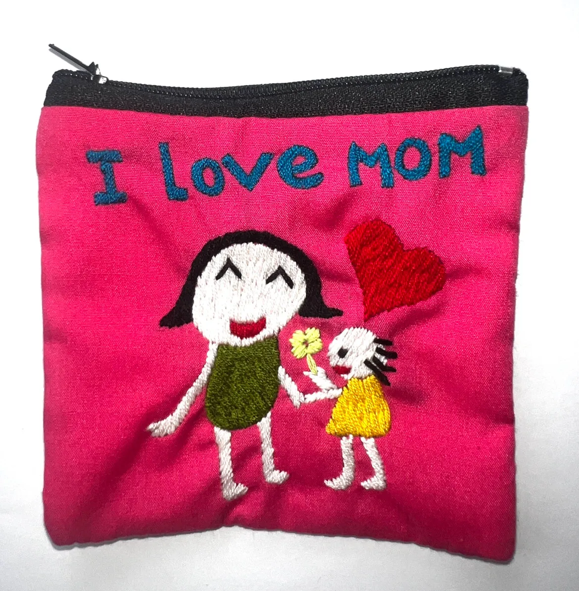 "Chalee" Small Hand Embroidered Pouches by Hmong Youth in Laos