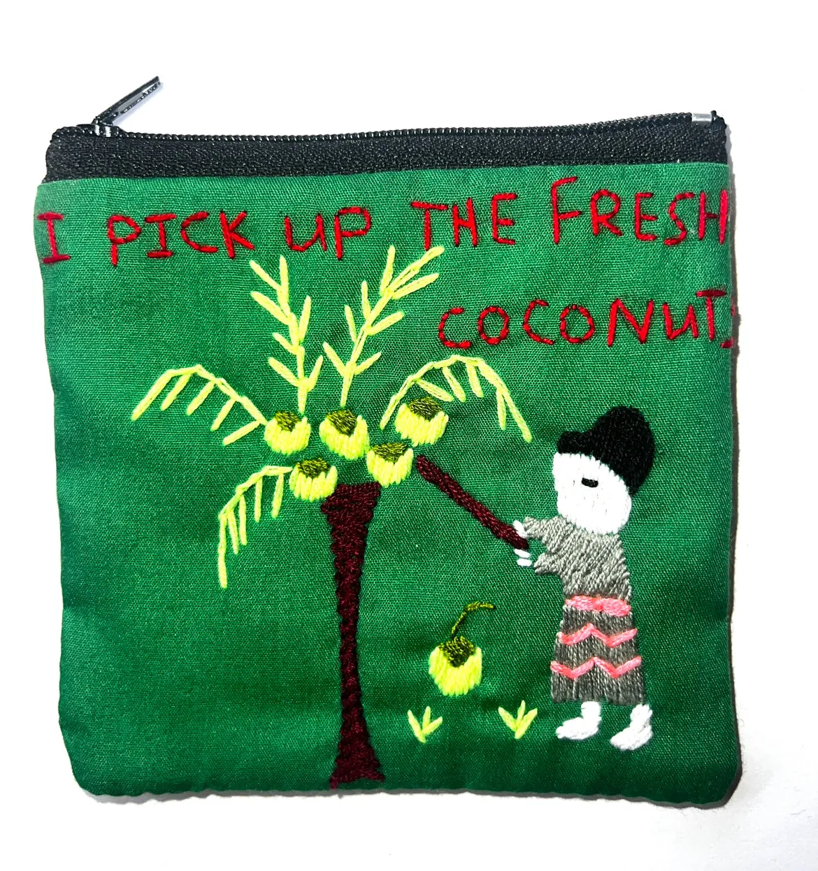 "Chalee" Small Hand Embroidered Pouches by Hmong Youth in Laos