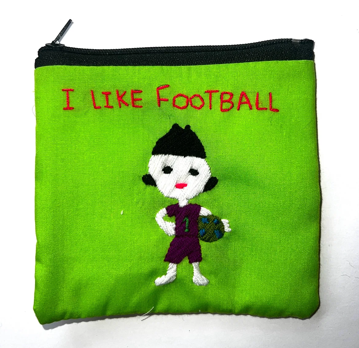 "Chalee" Small Hand Embroidered Pouches by Hmong Youth in Laos