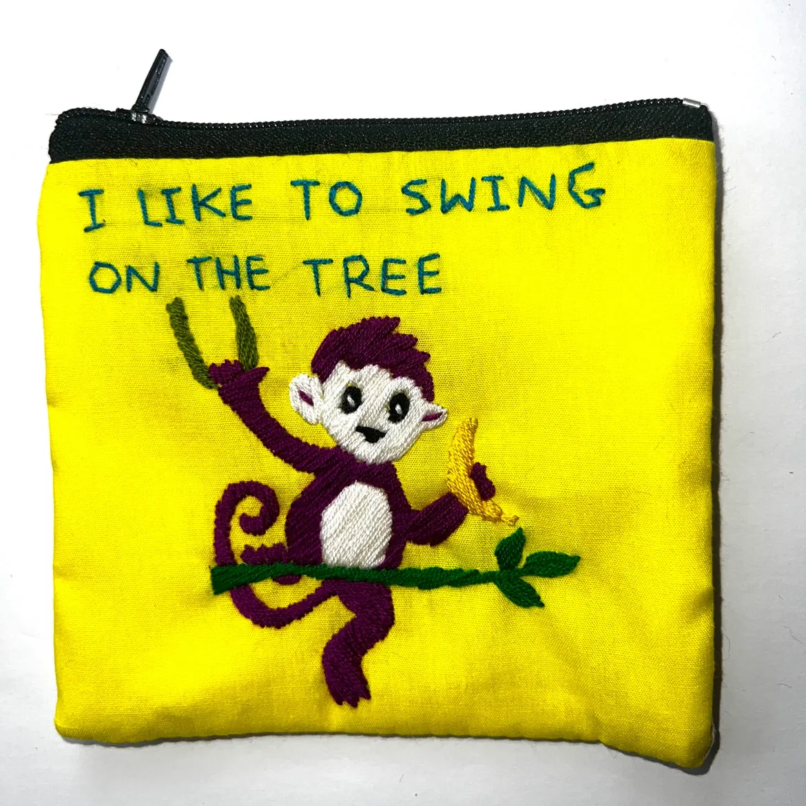 "Chalee" Small Hand Embroidered Pouches by Hmong Youth in Laos