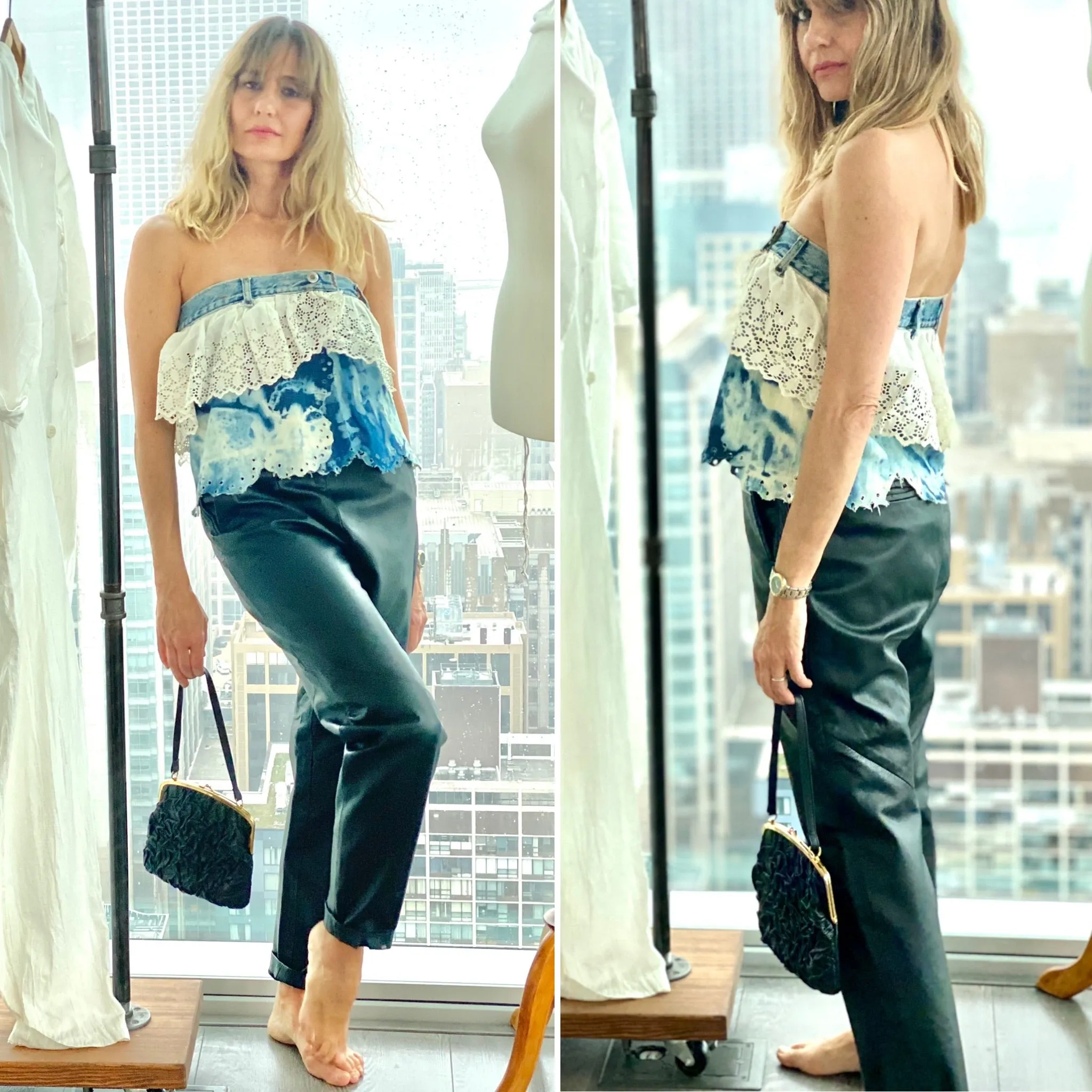 Recycled Denim Top - Unique