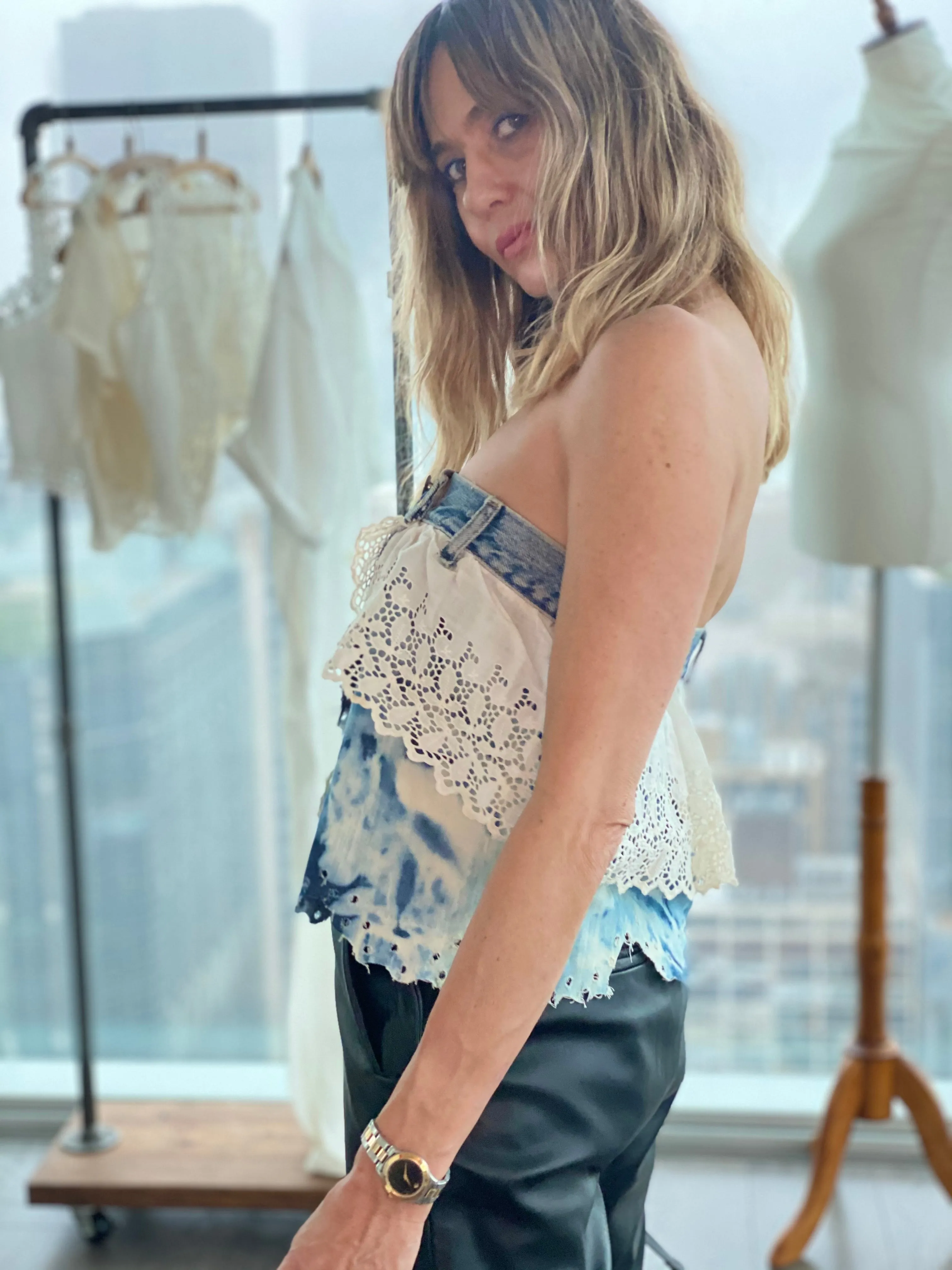 Recycled Denim Top - Unique