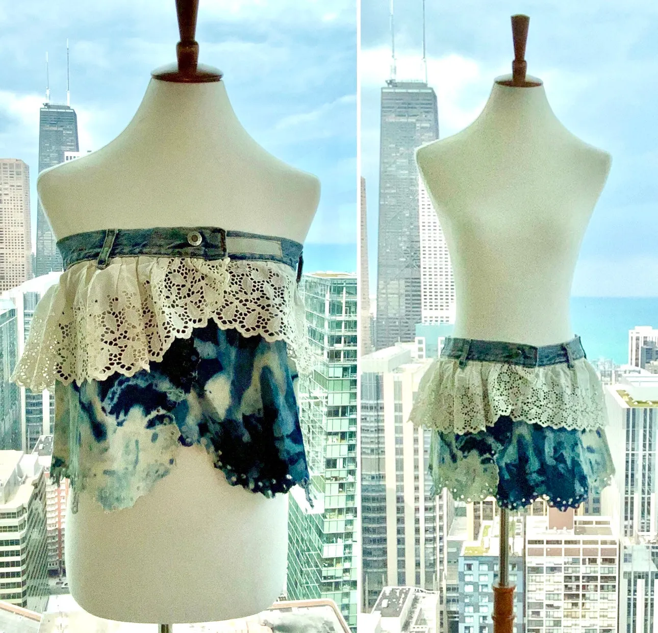 Recycled Denim Top - Unique