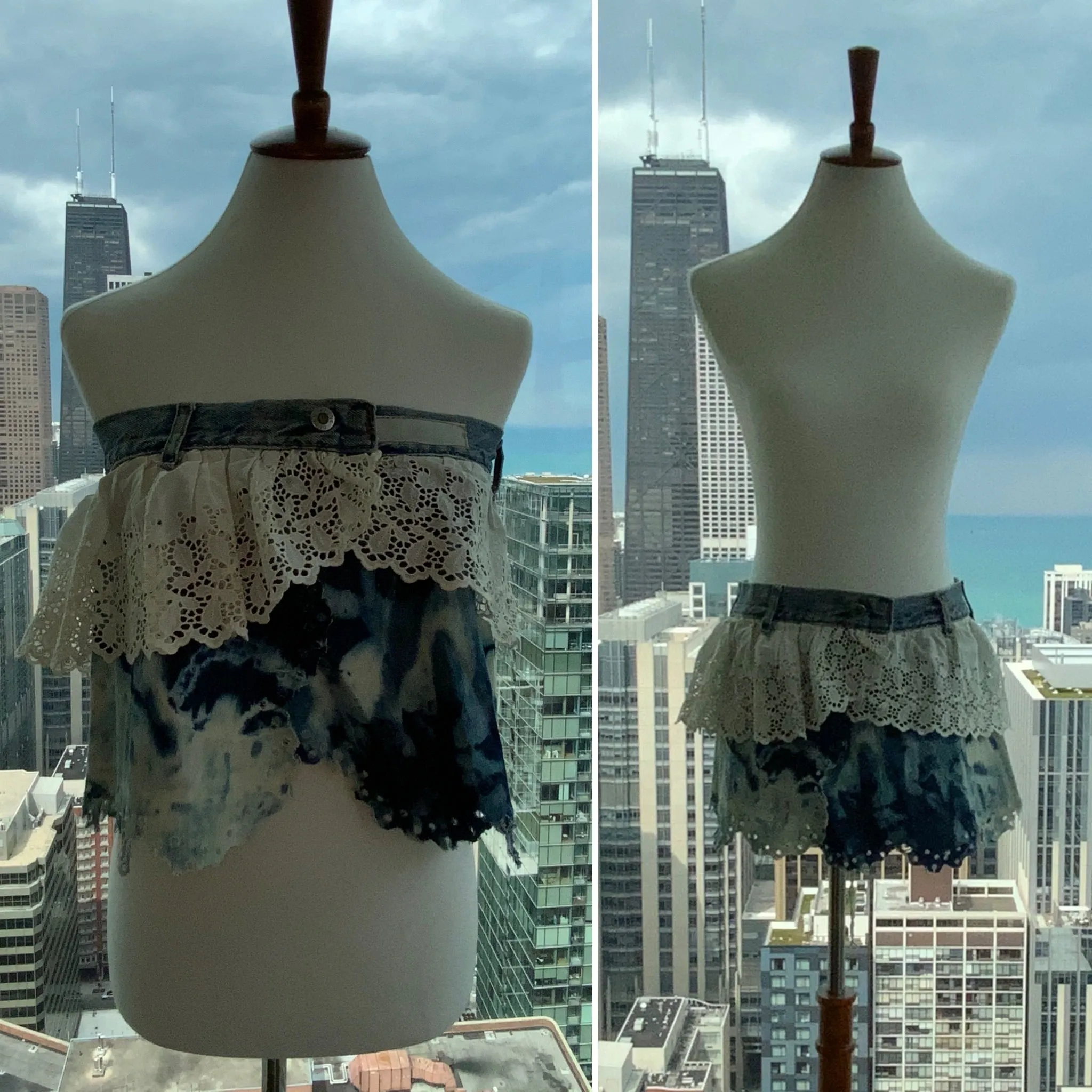 Recycled Denim Top - Unique