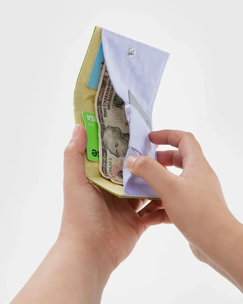 Snap Wallet in Green Juice Mix