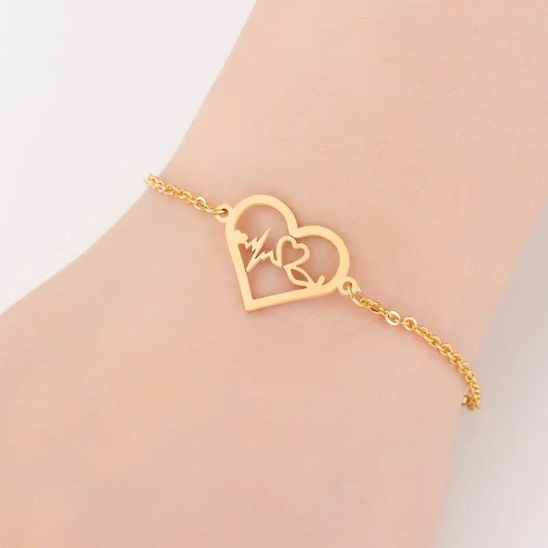 Stainless Steel Jewelry Elephant Bracelet