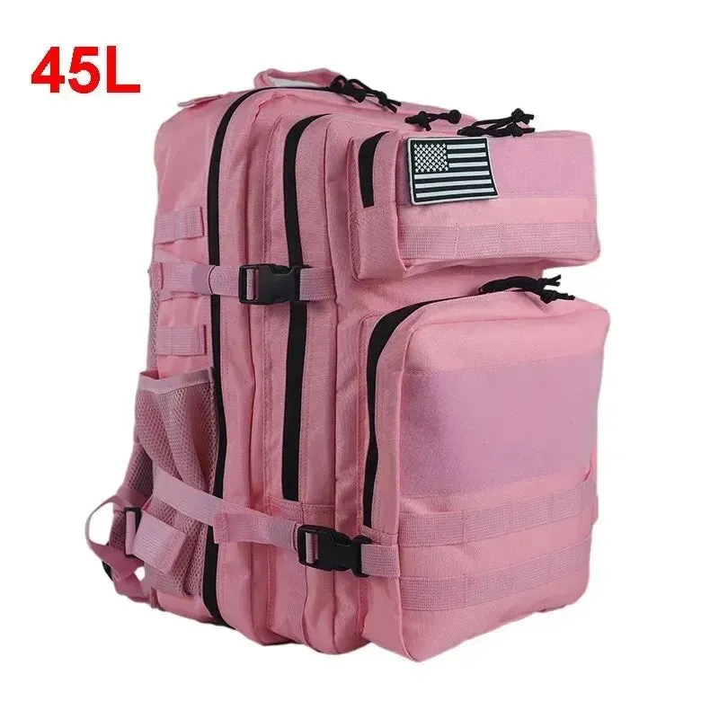 Tactical Backpack for Men - 25L/45L Gym Fitness, Camping, Hiking Daypack with Molle System, Large Travel Laptop Duffel Pack