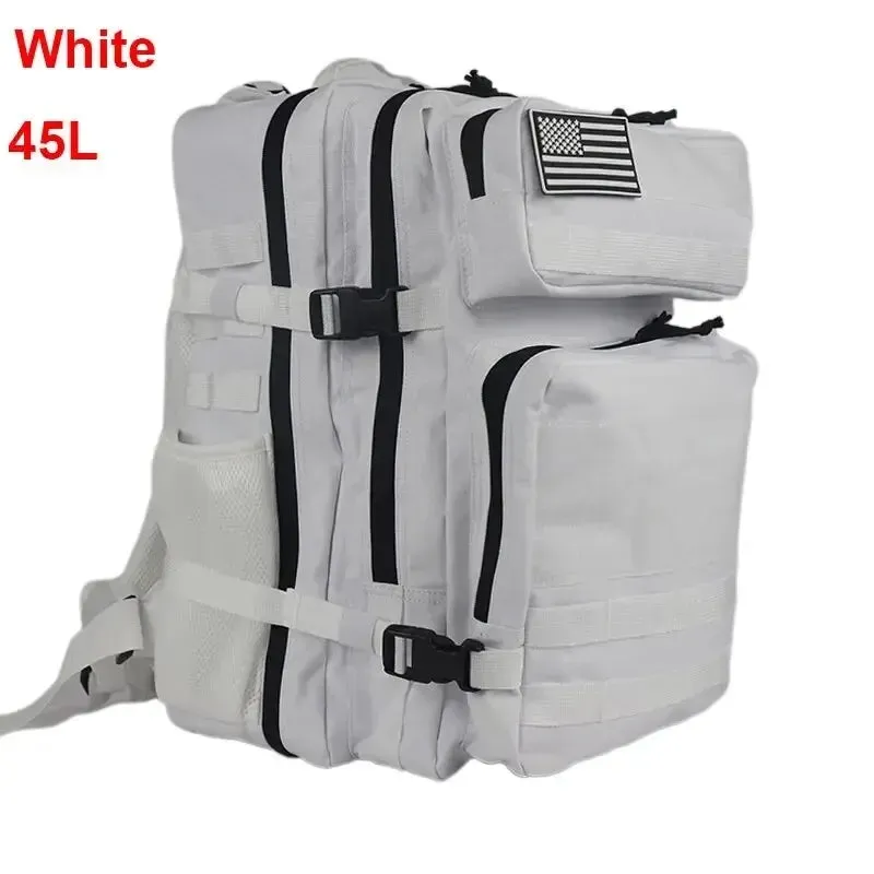 Tactical Backpack for Men - 25L/45L Gym Fitness, Camping, Hiking Daypack with Molle System, Large Travel Laptop Duffel Pack