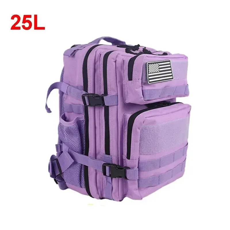 Tactical Backpack for Men - 25L/45L Gym Fitness, Camping, Hiking Daypack with Molle System, Large Travel Laptop Duffel Pack