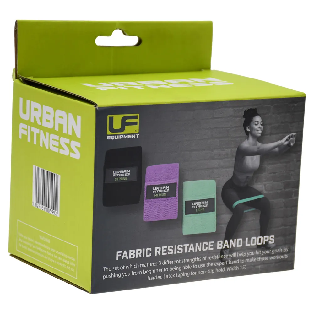 UFE Fabric Resistance Band Loop 15" | Set of 3