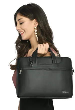 Vaku Luxos® DA Italiano 14 inch Laptop Bag Premium Laptop Messenger Bag For Men and Women